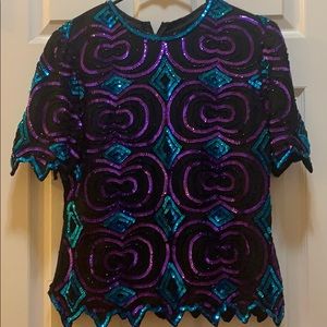 Vintage beaded top